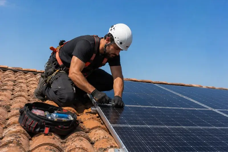 Maintenance et monitoring de panneaux solaires à Tonnay-Charente