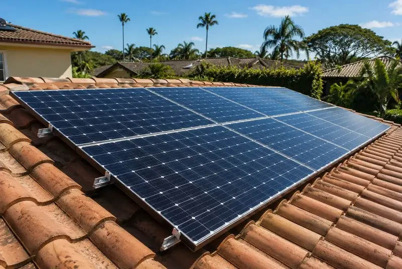 Installation de panneaux solaires à Tonnay-Charente